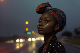 Uma mulher africana, poder feminino, gerada com IA (14)